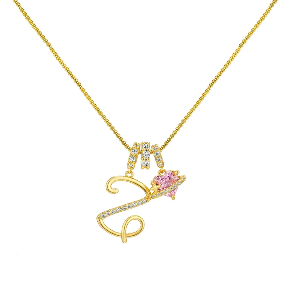 Dopamine 26 English Letter Necklace - Viexta