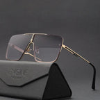 trendy-metal-large-square-one-piece-sunglasses - Viexta