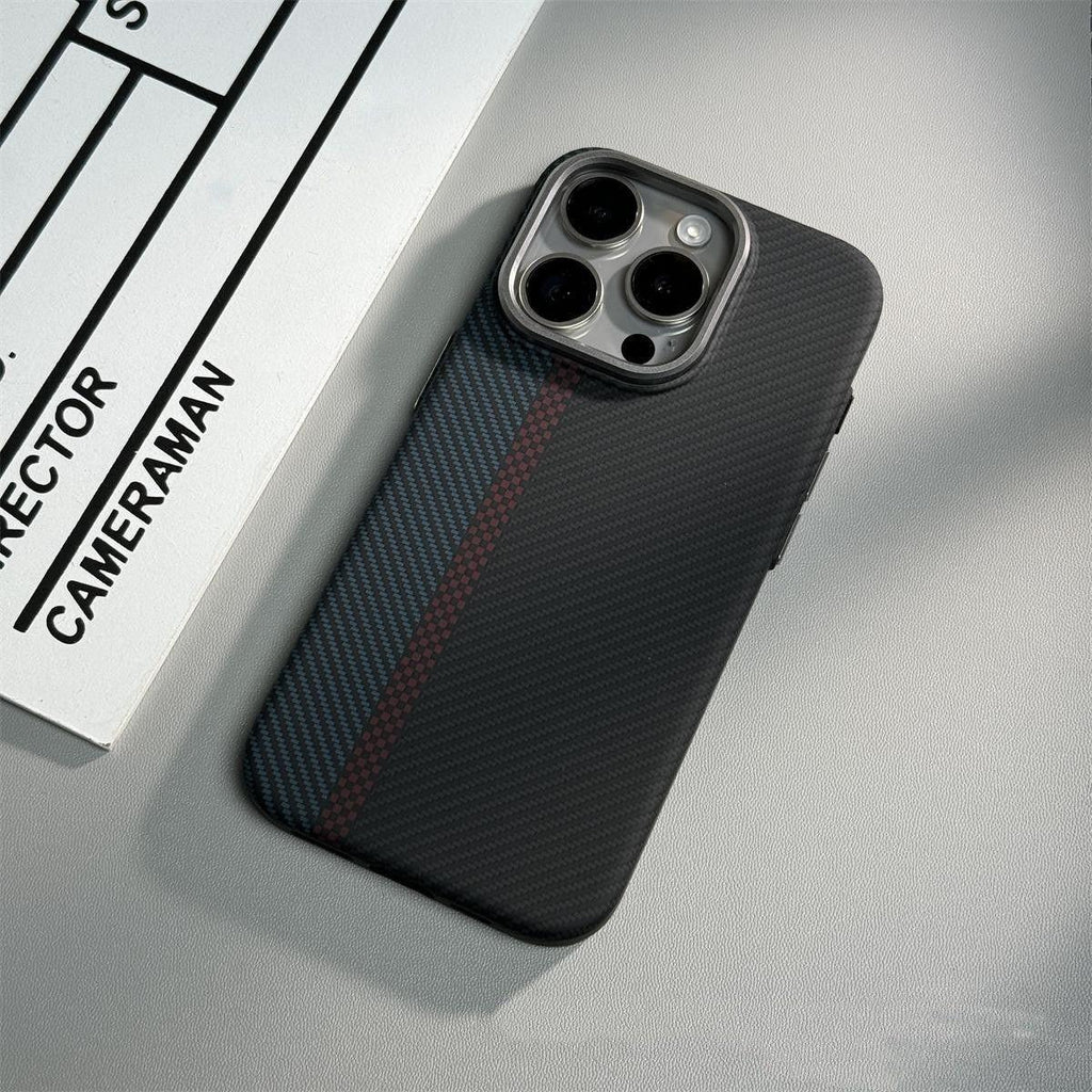 Kevlar Pattern Magnetic Hard Shell iPhone Cover - Viexta