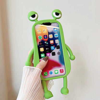 Silicone 3D Frog IPhone Case