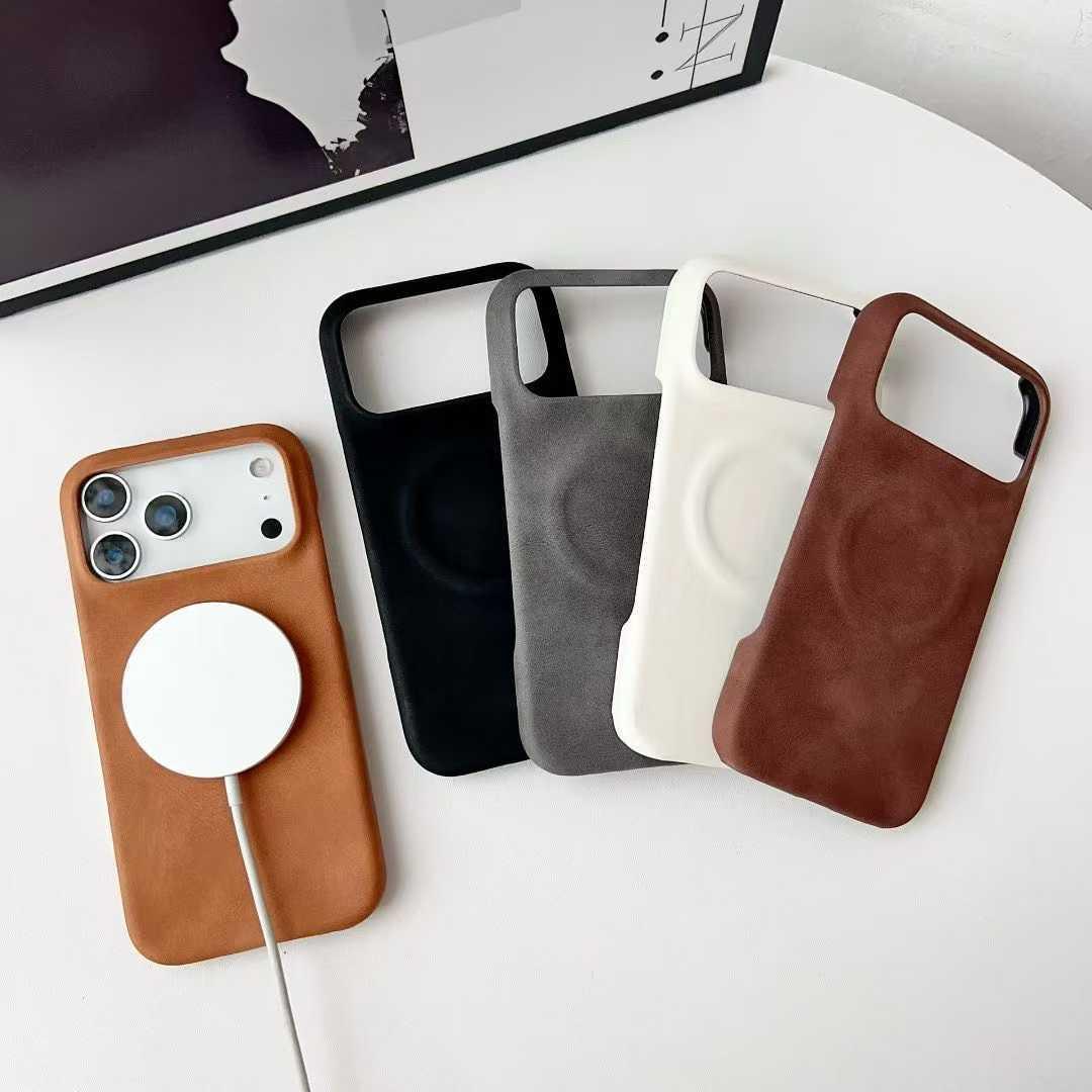 Minimalist Solid-color Magnetic iPhone Case - Viexta