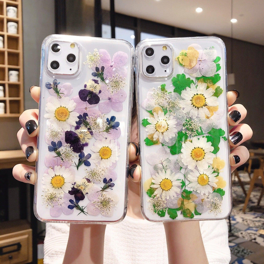 Preserved Flower Epoxy Phone Cases for IPhone - Viexta