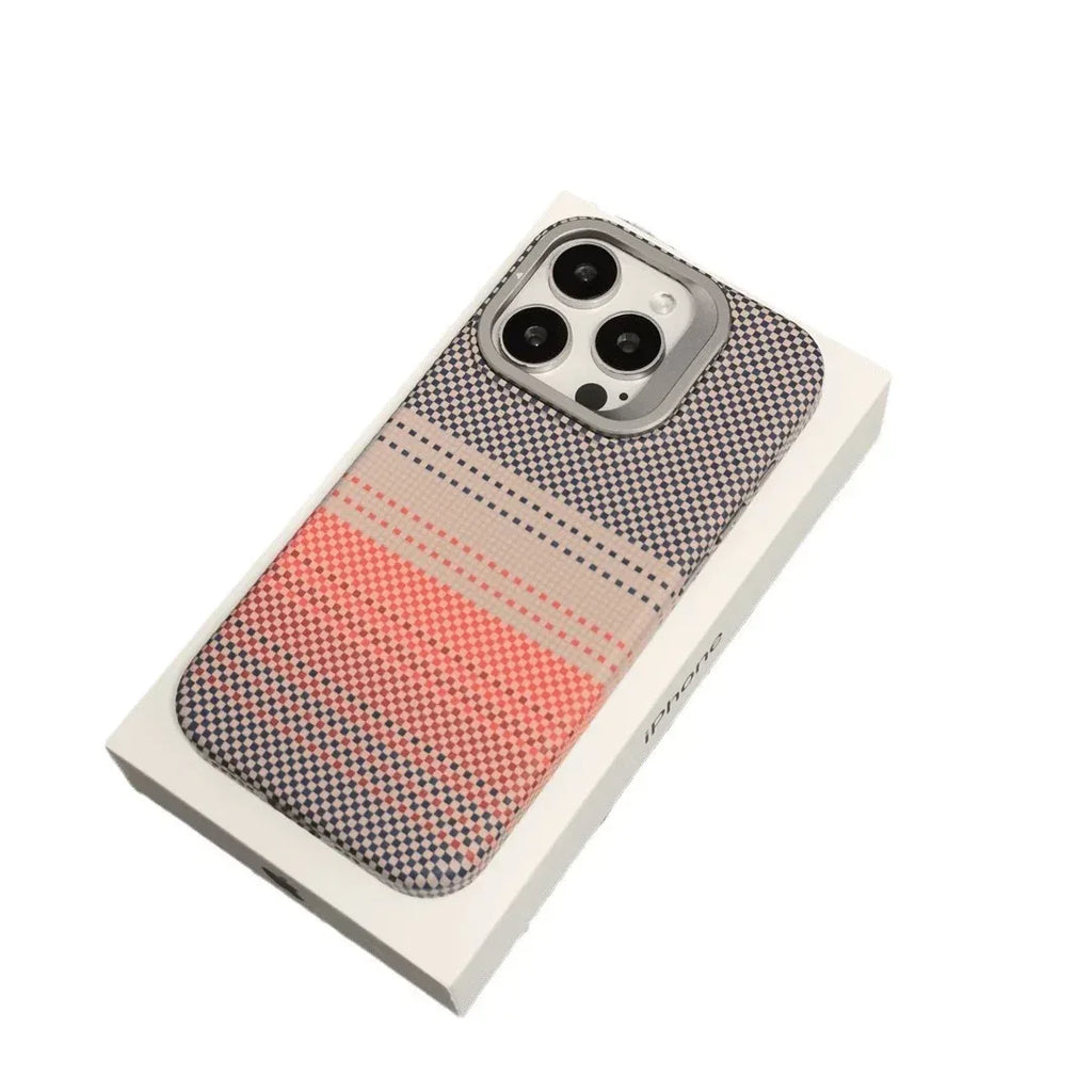 kevlar-magnetic-carbon-fiber-pattern-iphone-case - Viexta
