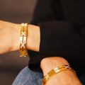 Personalized Diamond Cross Exaggerated Bracelet - Viexta