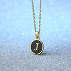 O-shaped Chain Letter Necklace - Viexta
