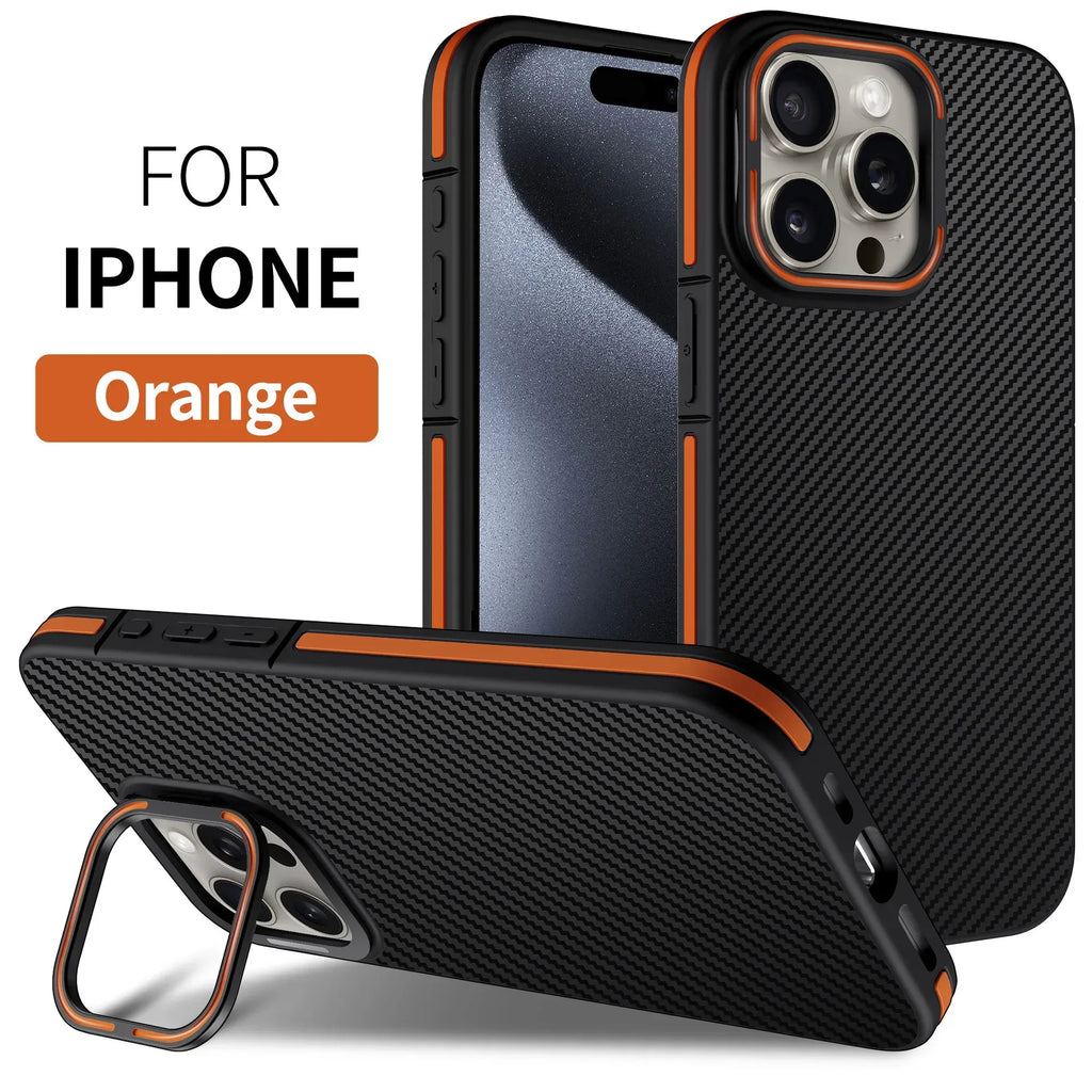 bracket-carbon-fiber-protective-iphone-case - Viexta