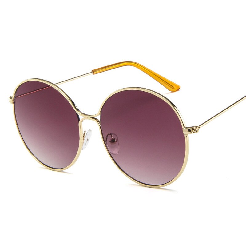 Round Large Frame Sunglasses