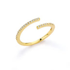 Cold Micro-set Zircon Adjustable Ring - Viexta