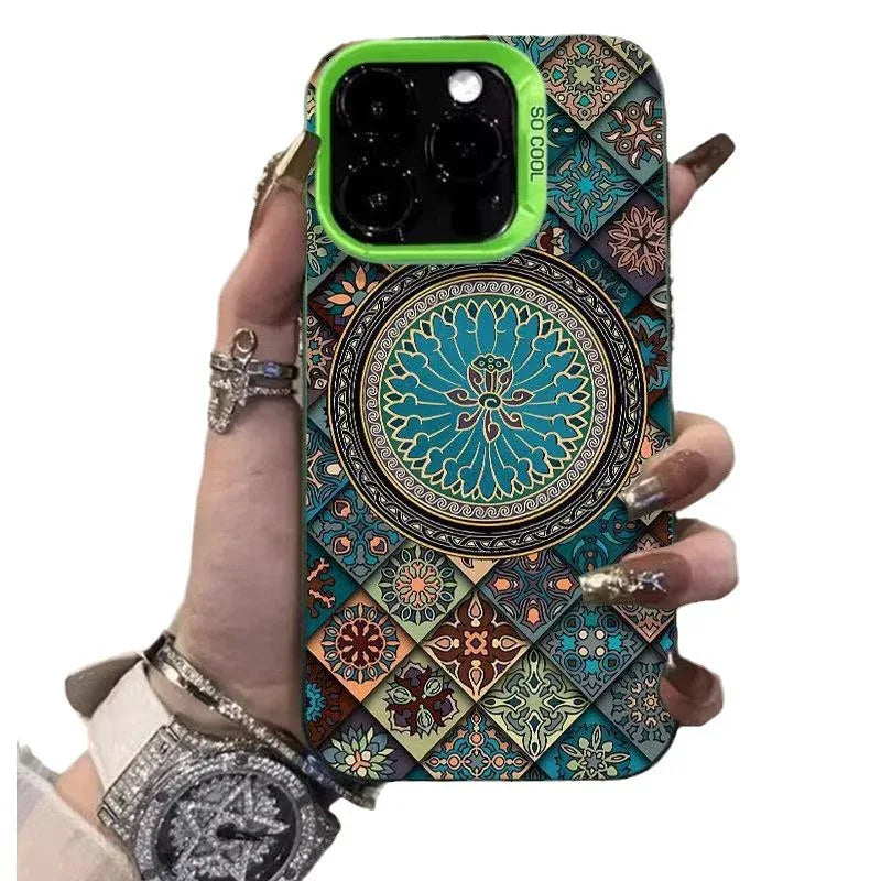 Ethnic Style Patterned iPhone Case - Viexta