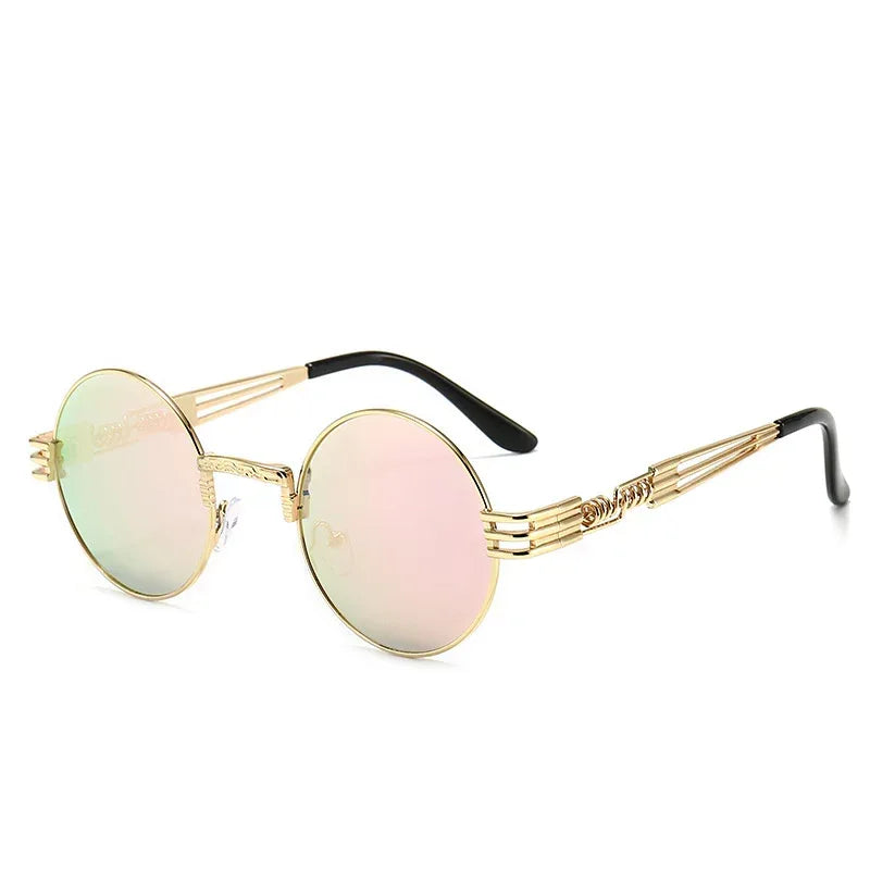steampunk-round-frame-travel-sunglasses - Viexta