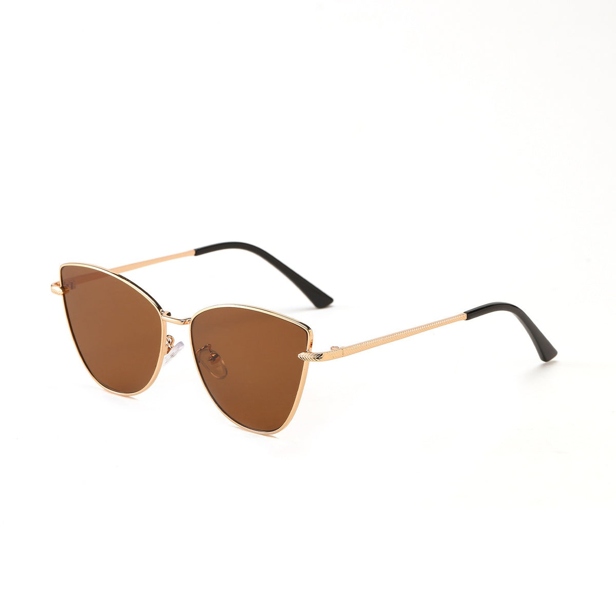 Irregular butterfly metal sunglasses for women