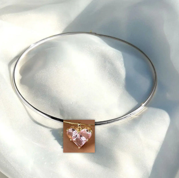 Fashion Rhinestone Pendant Necklace