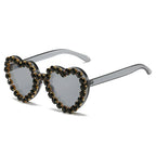 Peach Heart Sunglasses For Women - Viexta