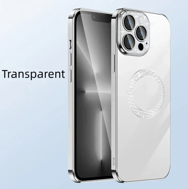 Electroplating Soft Diamond Ring IPhone Case - Viexta