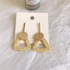 Vintage Rattan Earrings - Viexta