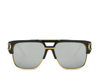 Retro Colorful Reflective Sunglasses