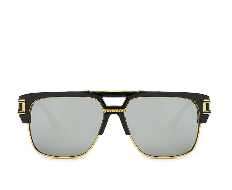 Retro Colorful Reflective Sunglasses
