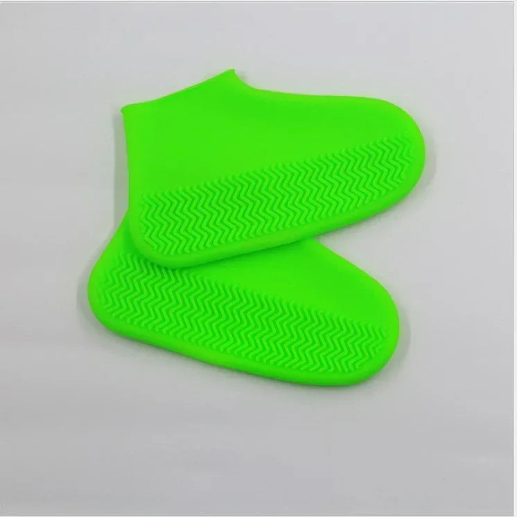 Men and women hiking slip wearable easy to carry silicone rain boots - Viexta
