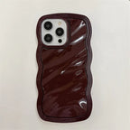 Big Wave Cream Pleated Drop-resistant iPhone Case - Viexta