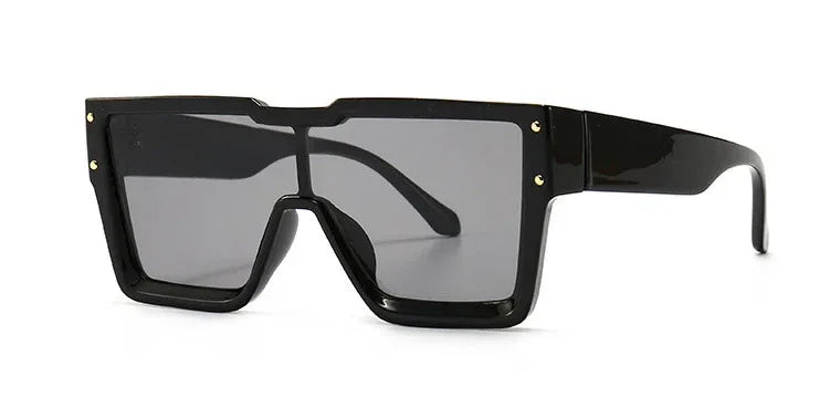 Oversized One Lens Square Sunglasses - Viexta