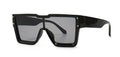 Oversized One Lens Square Sunglasses - Viexta