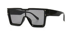 Oversized One Lens Square Sunglasses - Viexta