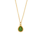 Minimalistic Water Drops Opal Necklace Set - Viexta