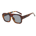 Single Bridge Large Frame Square Sunglasses - Viexta