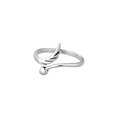 Angel Wings Heart-shaped Ring