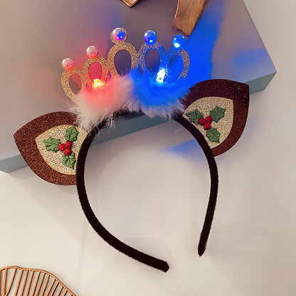 Christmas With Light Headband Snowflake