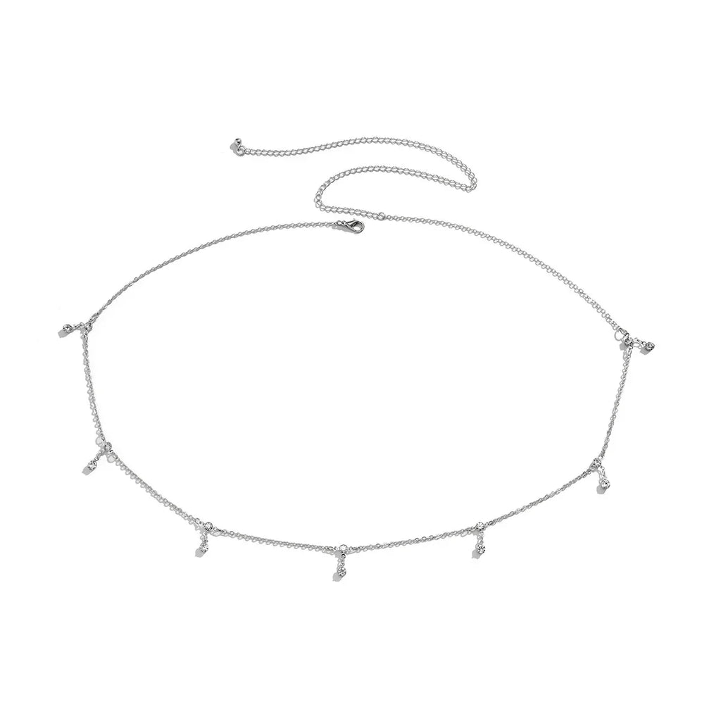 Graceful Zirconic Neckpiece/Anklet - Viexta