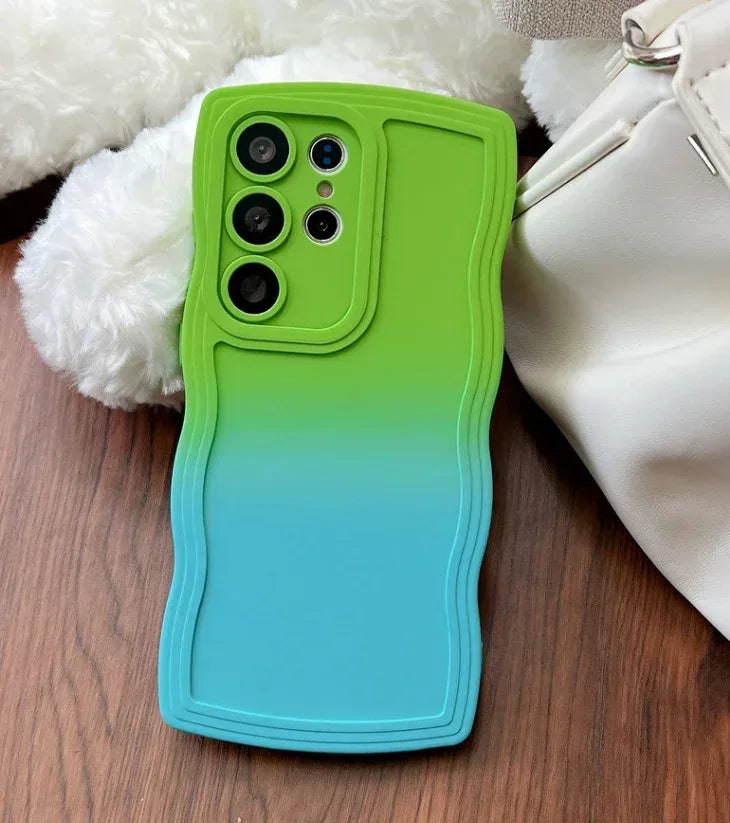 gradient-color-wave-samsung-phone-case - Viexta