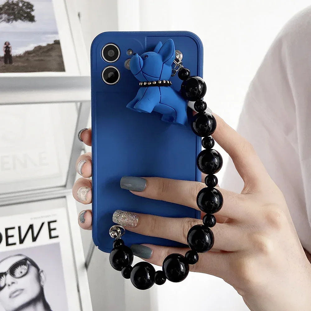 Klein Lan Plus Dog Chain iPhone Case - Viexta