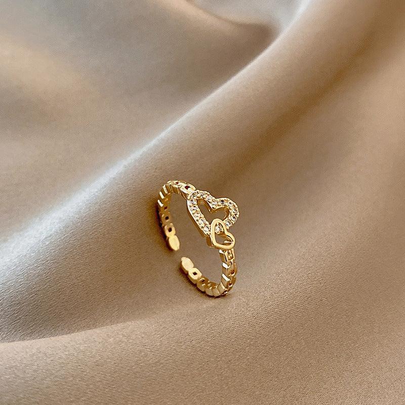 Double Layer Zircon Ring - Viexta