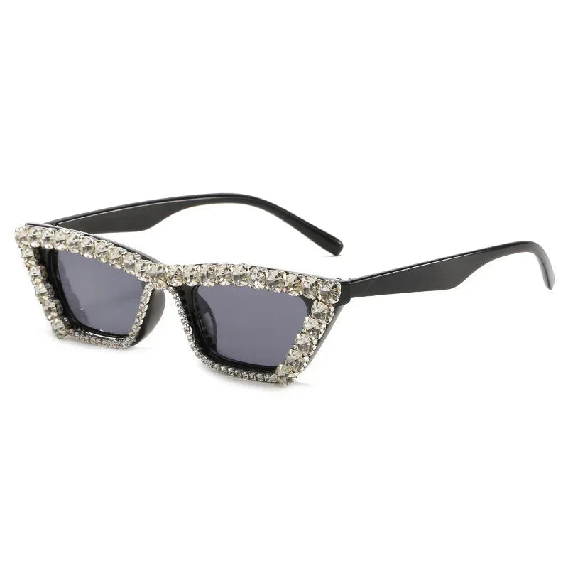 New Small Frame Diamond Glasses - Viexta