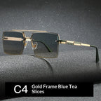 Mens Vintage Versatile Driving Sunglasses - Viexta
