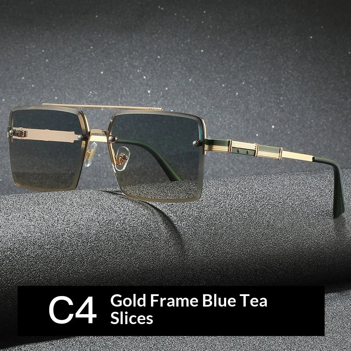 Mens Vintage Versatile Driving Sunglasses - Viexta