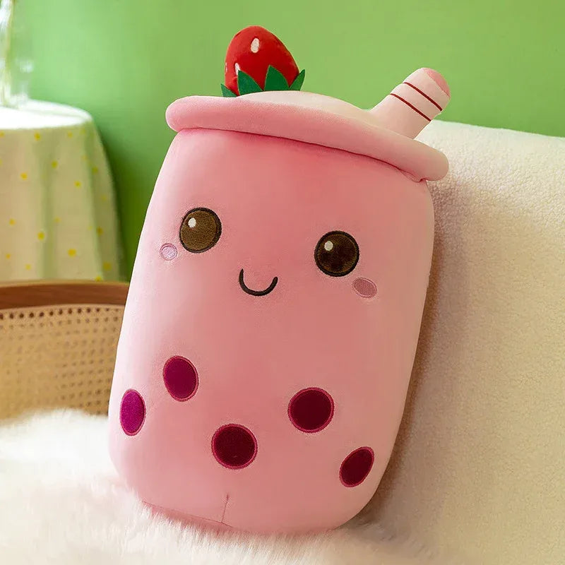 Emulational Fruit Milky Tea Cup Pillow Plush Toy - Viexta