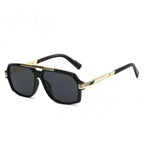 Metal Mirror Sun-resistant Sunglasses - Viexta