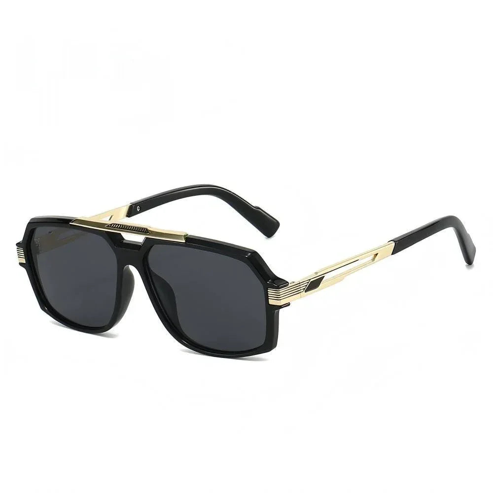 Metal Mirror Sun-resistant Sunglasses - Viexta