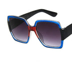 Colorful glitter retro sunglasses - Viexta