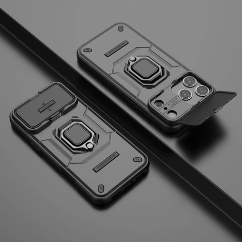 Battle Bear With Kickstand And Ring Holder iPhone case - Viexta