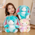 Cute Cute Soft Starry Sky Rainbow Ear Hanging Rabbit Plush Toy - Viexta