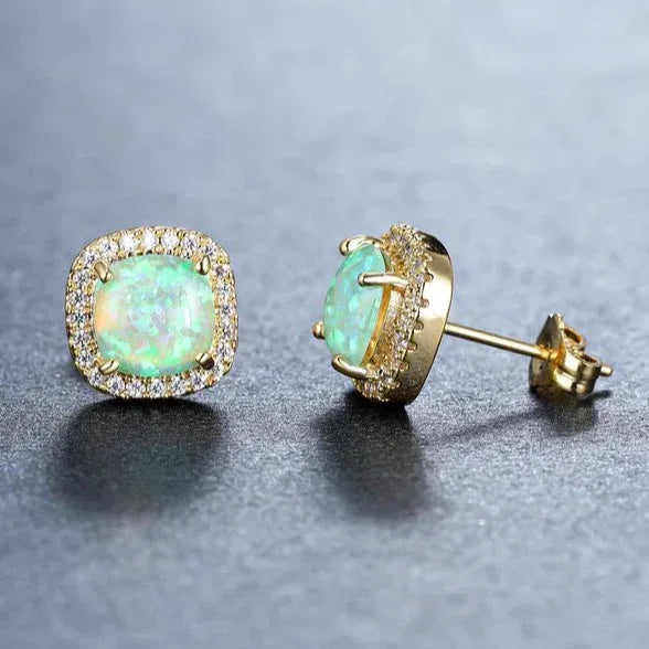 Korean-style Zircon Stud Earrings - Viexta