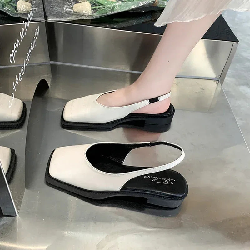 Retro Closed Toe Sandals - Viexta