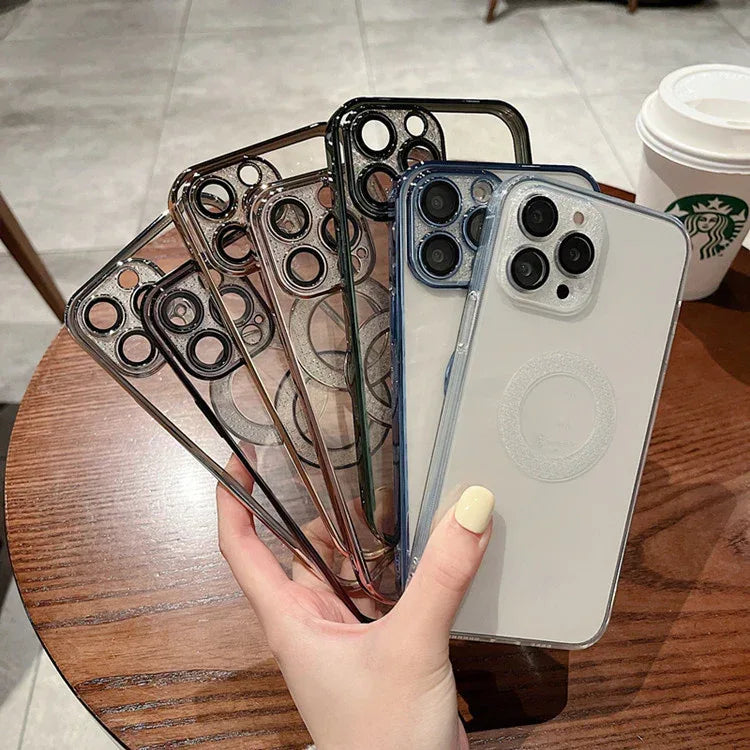 Electroplating Soft Diamond Ring IPhone Case - Viexta