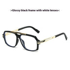 Metal Mirror Sun-resistant Sunglasses - Viexta