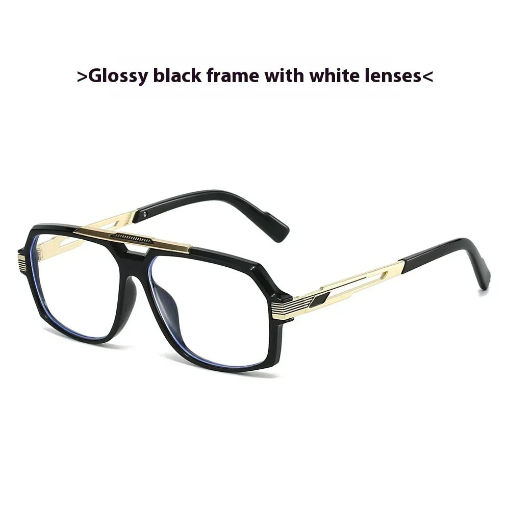 Metal Mirror Sun-resistant Sunglasses - Viexta