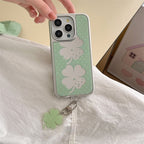 Korean Summer Lucky Four-leaf Clover iPhone Case