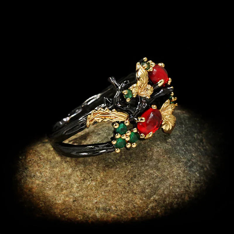 Flower Angel Two-Tone Ring